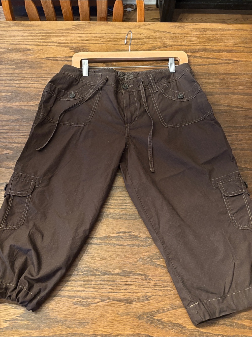 Sonoma Women’s Brown Cargo Pants